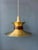 Orange Large UFO Pendant Lamp with Orange Light For Sale - Image 8 of 13