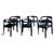 Vintage Italian Miss Chairs by Afra & Tobia Scarpa for Molteni, 1980s, Set of 6 For Sale - Image 15 of 15
