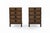 Stacked Bedside Tables in Special Walnut With Burl Wood - a Pair For Sale - Image 4 of 12