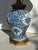 Metal 19c. Chinese Blue and White Lamp With Custom Shade For Sale - Image 7 of 18