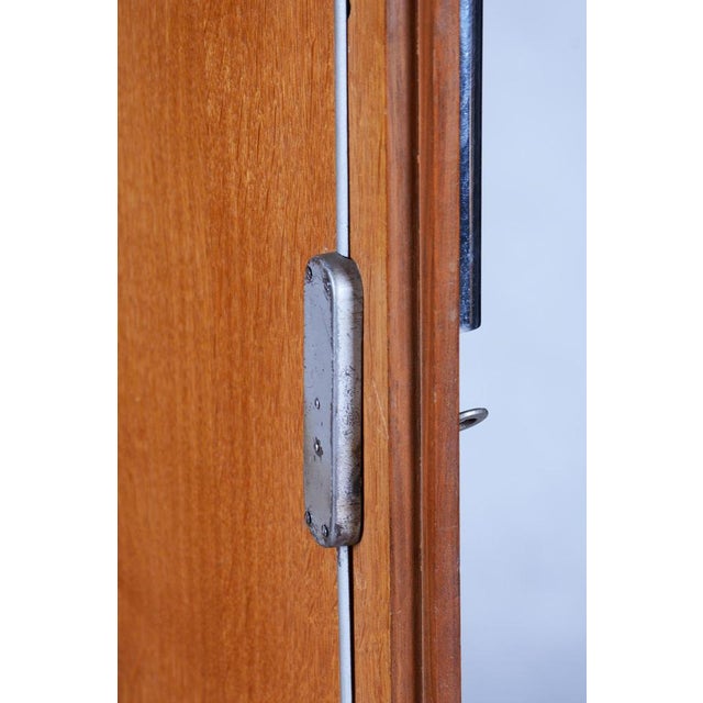 Bauhaus Walnut Wardrobe by Robert Slezak, Czechia, 1930s For Sale - Image 11 of 12