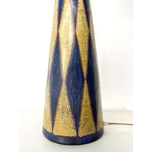 Mid-Century Modern Mid-Century Modern Desk Table Lamp in Ceramic, 1950s For Sale - Image 3 of 5