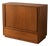 Mid-Century Modern Danish Teak Tambour Door Cabinet, 1960s For Sale