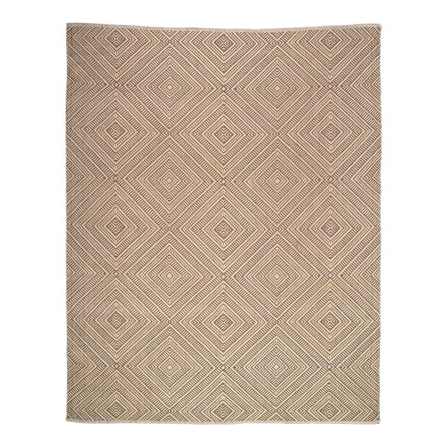 Schumacher Tortola 8' x 10' Indoor/Outdoor Rug in Driftwood For Sale