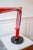Plastic Vintage Red Acrylic Desk Lamp by Tom Ahlström & Hans Ehrich for Fagerhults Sweden, 1975 For Sale - Image 7 of 14