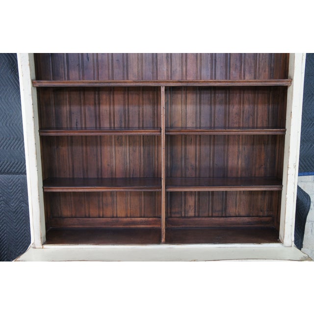 Late 20th Century Late 20th Century Monumental Habersham Plantation Chic French Provincial Hutch China Cabinet 102" For Sale - Image 5 of 18