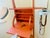 Raspberry Red Postmodern ''Robot'' Valet Stand - Sculptural Wood & Aluminum, Venice,c.1980-1990 For Sale - Image 8 of 8