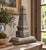 A beautifully proportioned vintage metal garden finial or obelisk. The sculptural silhouette and pattern detail give the...