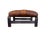 Vintage Norwegian Leather Ottoman | Scandinavian Mid-Century Modern Bentwood & Sling Footstool | Ingmar Relling Style For Sale - Image 6 of 16