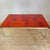 Red Mid-Century Optical Red Ceramic Coffee Table, Denmark, 1960s For Sale - Image 8 of 9