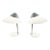 Hans Wegner Opala Table Lamp (2 Available) For Sale