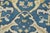 Oushak Runner 2’7” X 9’11” Blue Wool Tribal Hand-Knotted Oriental Rug For Sale - Image 4 of 13