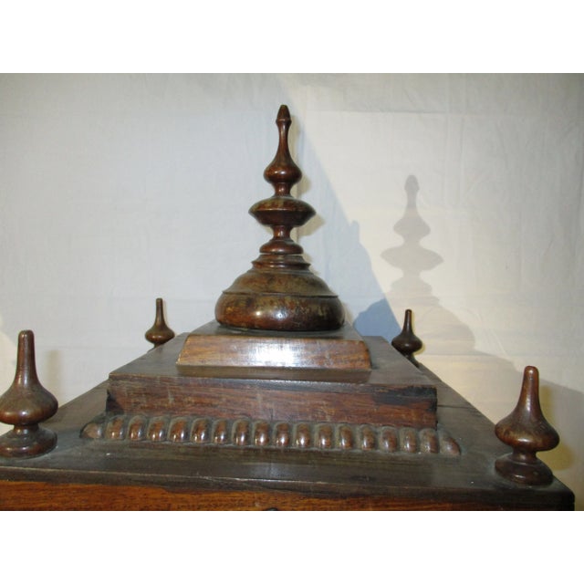 Wood Late 19th Century Indian Rosewood House Shrine For Sale - Image 7 of 12