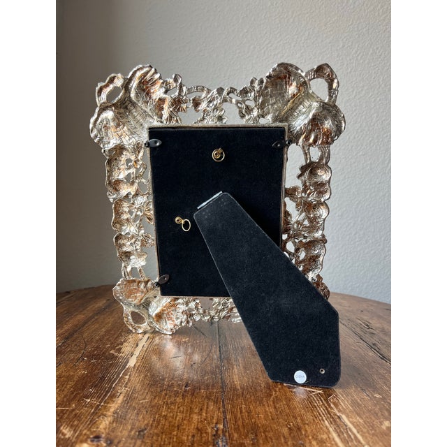 1980s Arthur Court Pewter Picture Frame Safari Design, Elephant | Chairish