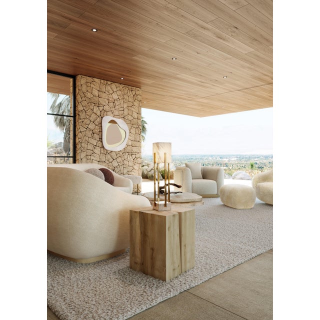 Not Yet Made - Made To Order Arizona Coffee Table in Travertine Stone by Insidherland For Sale - Image 5 of 11