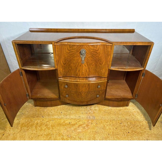 Art Deco Burr Walnut Cocktail Cabinet from Beautility, 1930-1940 For Sale - Image 10 of 18