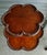 Rustic European Vintage 2-Tier Walnut Side Table For Sale - Image 3 of 4