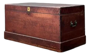 Vintage Cedar Lined Ships Trunk