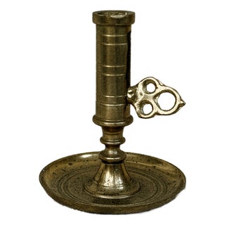 Vintage Portuguese Brass Mini Candleholder by Valsan, 1960 For Sale