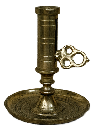 Vintage Portuguese Brass Mini Candleholder by Valsan, 1960
