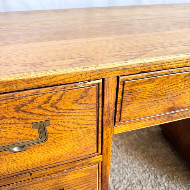 Campaign ״Artefacts” Desk by Henredon For Sale - Image 10 of 10