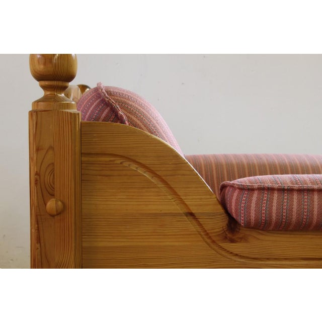 Mid-Century Danish Pine Lounge Chair, 1970s For Sale - Image 14 of 18