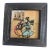Circa 1900 Reverse Painted Glass Miniature Indian Painting For Sale