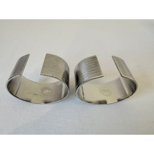 Vintage Polo Ralph Lauren Silverplated Napkin Rings, Set of 12 For Sale - Image 9 of 13