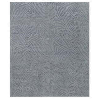 Modern Animal Print-Inspired Banana Silk Rug by Doris Leslie Blau For Sale