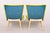 Set of Mid-Century Yellow and Blue Armchairs attributed to Miroslav Navratil, 1950s For Sale - Image 12 of 16