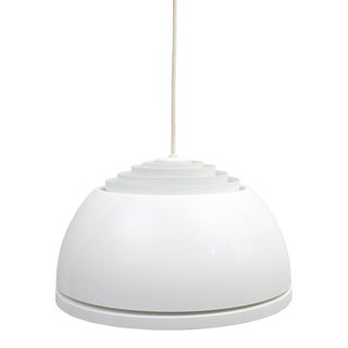 Lightolier Dome Pendant Lamp, 1960s (Signed) For Sale