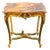 Vintage Romeo & Juliet Painted Cherub Table Green For Sale