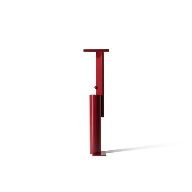 Ferrerol babin polyshape red aluminium floor lamp by cassina sculpted geometries the first project by ferréol babin for...