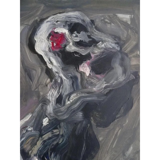 2011-2013. Paper, plastic glass, oil, 90x68cm This piece is attributed to the mentioned designer/maker. It has no...