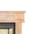 Art Nouveau French Fireplace in Pink Marble For Sale - Image 4 of 6