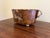 English Vintage Neoclassical Faux Bois Tole Cachepot With Laurel Wreath Mounts For Sale - Image 3 of 11