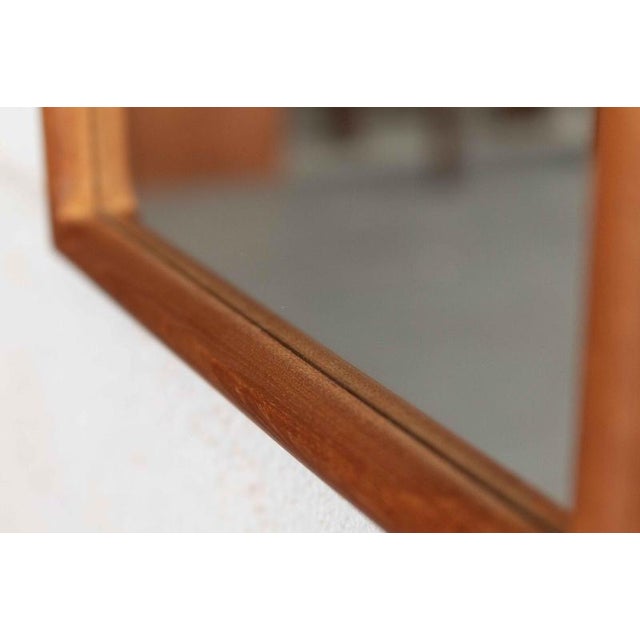 Wood Mirror from Vildbjerg, Denmark For Sale - Image 7 of 14