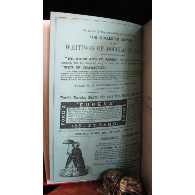 Burgundy Mid 19th Century The Comic History of Rome by Gilbert Abbott Beckett, Illustrated by John Leech, Published by Bradbury, Evans, and Co. In London For Sale - Image 8 of 13