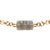 14k Rose Gold 0.41ctw Pave Diamond Barrel Rondelle Charm Chain Link Bracelet For Sale In Houston - Image 6 of 8