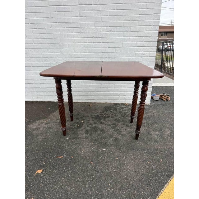Antique American Empire Style Top Game Table or Console Table For Sale - Image 15 of 15