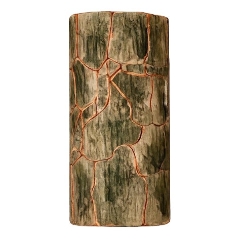 Ecorce Wall Light in Ceramic and Copper by Popus Editions For Sale