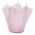 Italian Pink Handkerchief Art Glass Vase For Sale