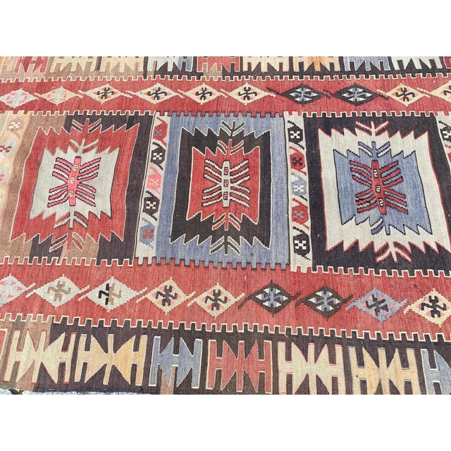 Vintage Turkish Kilim, 1960s For Sale - Image 11 of 14