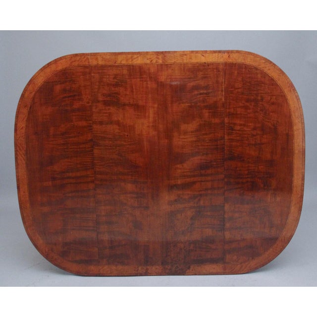 Early 19th Century Large Antique Inlaid Mahogany Pembroke Table, 1810 For Sale - Image 5 of 15