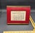 Vintage 1940s Burgundy Leather Desk Accessory Set 4 Pieces For Sale - Image 4 of 8