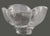 Mid-Century Modern Vintage Crystal Lotus Flower Candy Dish Bowl For Sale - Image 3 of 5
