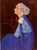 Marvelous vintage print from a 1934 magazine, Portrait (Laque) (lacquer in English) by Jean Dunand, famed Swiss-French...