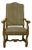 Upholstered Armchair, Circa 18th Century For Sale