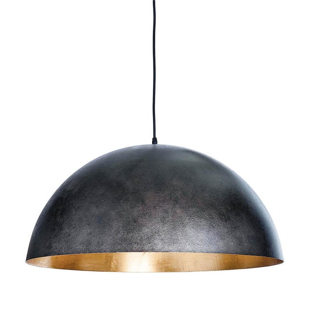 Metal Regina Andrew Sigmund Pendant Large in Black and Gold For Sale - Image 7 of 7