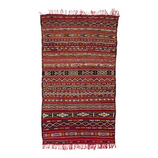 Vintage Berber Handwoven Rug, Morocco, 1990s For Sale